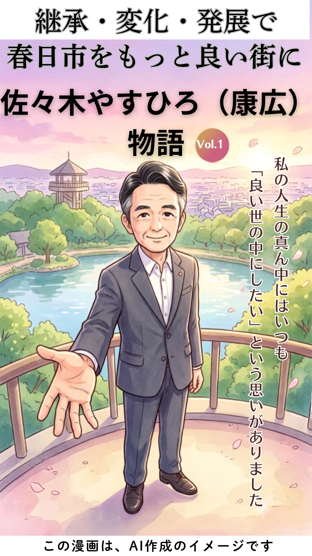 佐々木 やすひろ（康広）物語 Vol.1 表紙